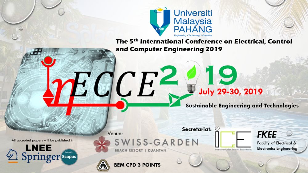 InECCE 2019 – The 5th International Conference on Electrical, Control & Computer Engineering 2019